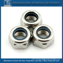 M10-1.5 SS304 DIN985 Nylon Lock Nut